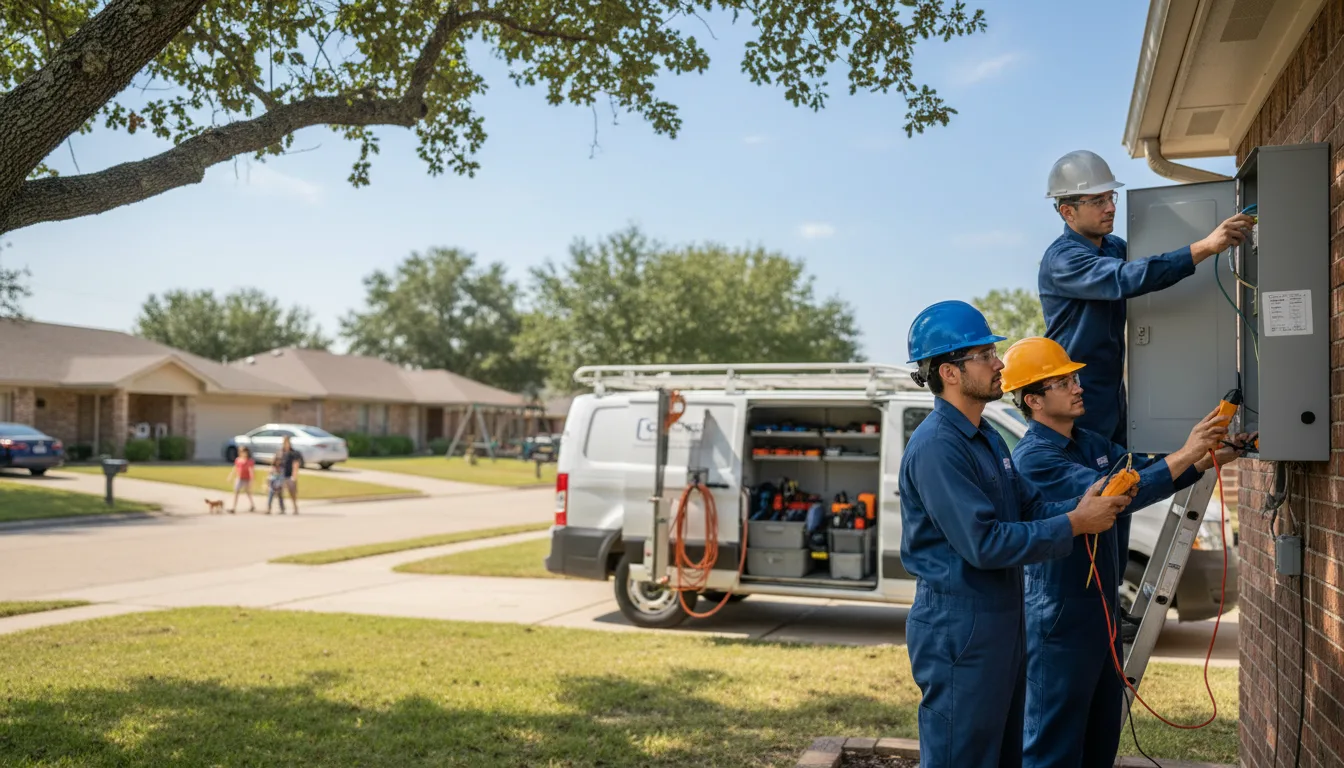 Certified electrician providing emergency electrical services in Scandinavia, WI